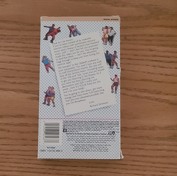 Richard Simmons Sweating to the Oldies 1 & 2 VHS - Picture 4 of 7